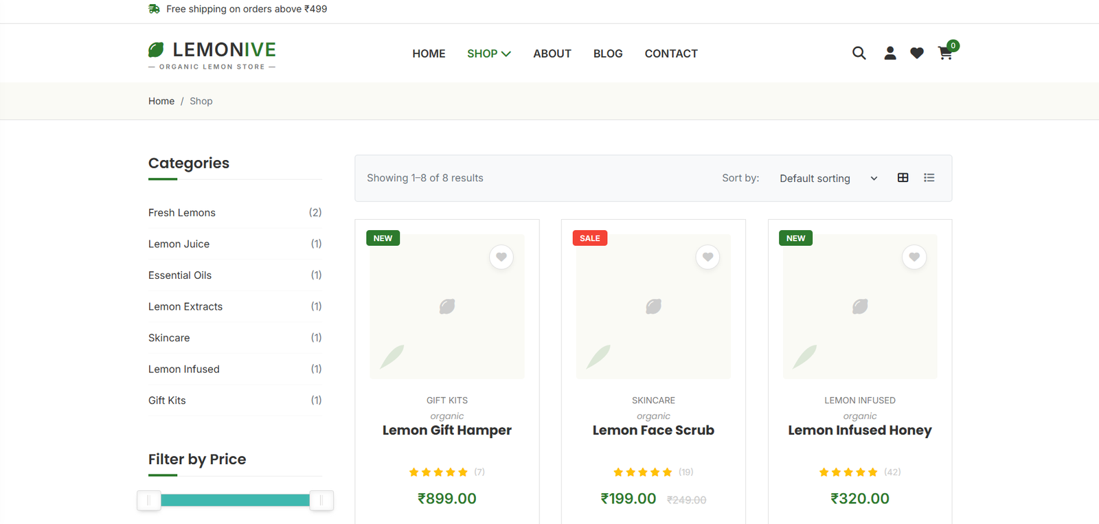 Lemonive - Laravel 13, MySQL web development project